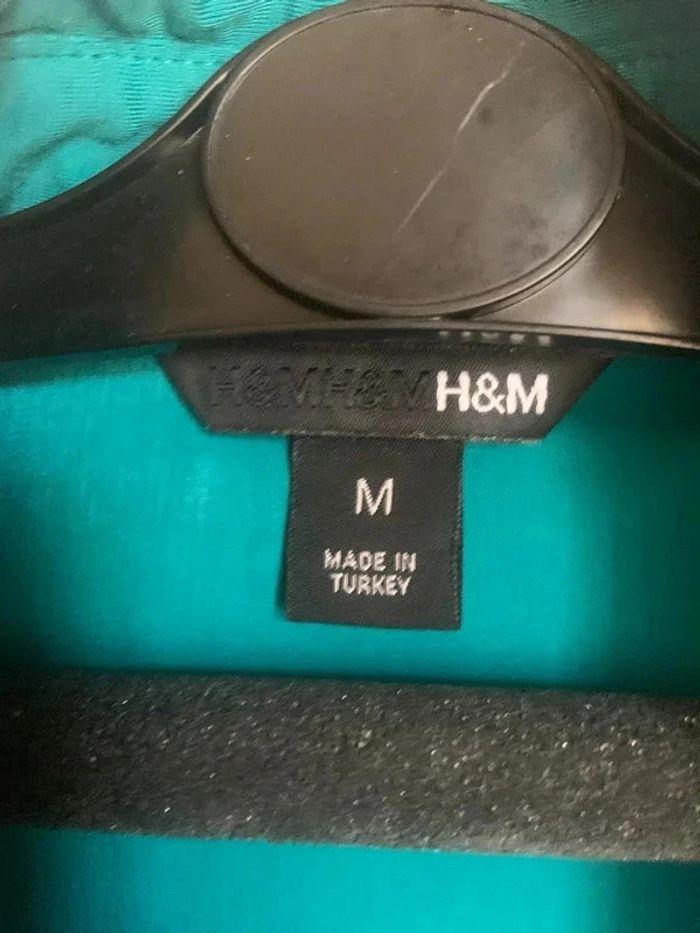 Chemise verte H&M taille M - photo numéro 3