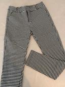 Pantalon slacks ajusté petits carreaux de Vichy