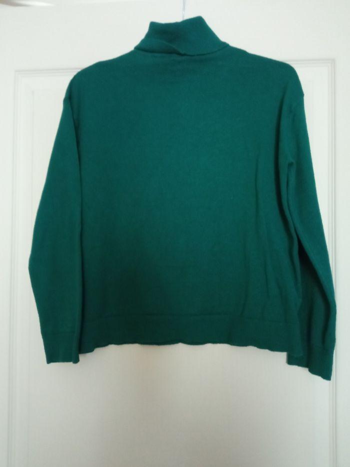 🌸 pull col roulé vert taille S 🌸 - photo numéro 2