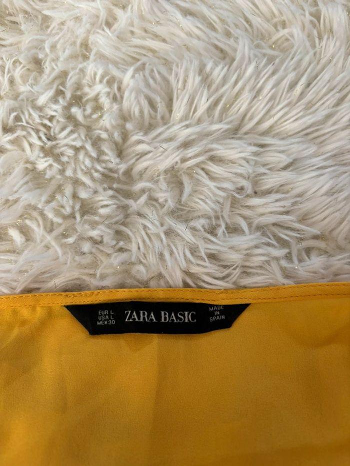 Magnifique top jaune Zara taille L correspond à un 40 - photo numéro 5