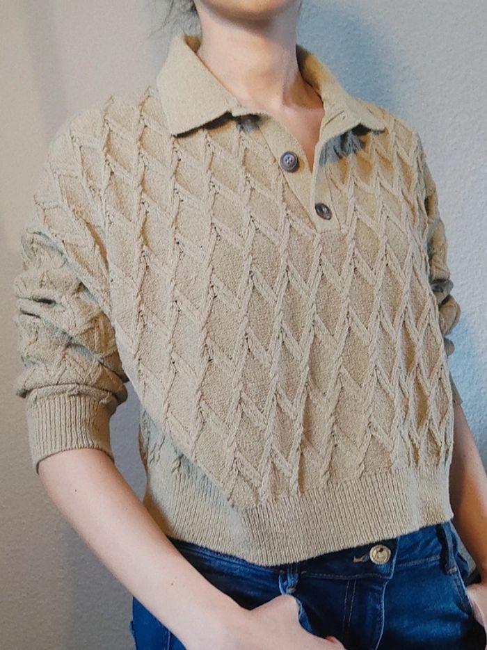 Pull a manches longues en maille, Marque Mango, Taille S. - photo numéro 1