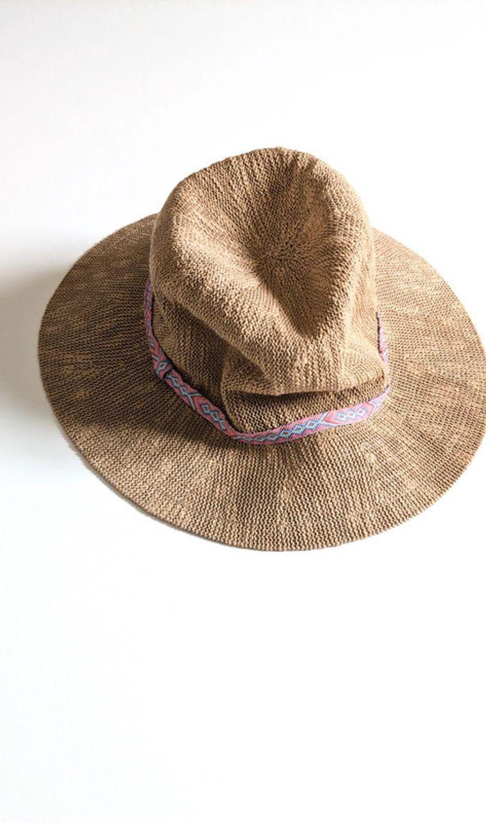 Chapeau effet paille Taille unique - photo numéro 1