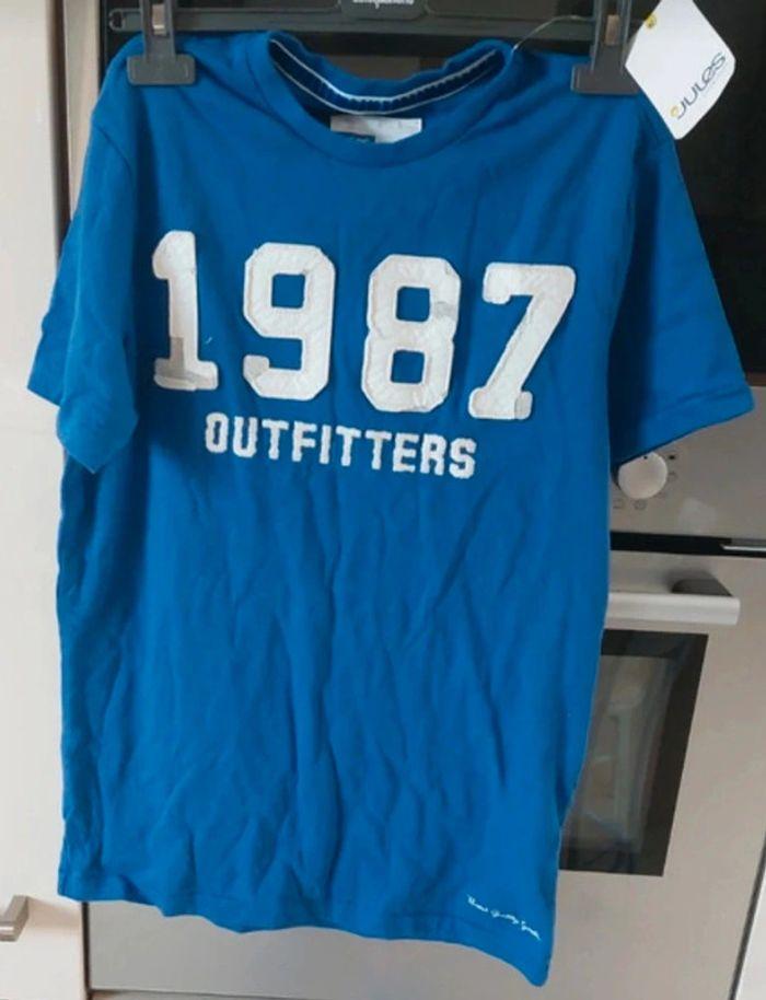 Tee-shirt  Jules  vintage  bleu - photo numéro 1