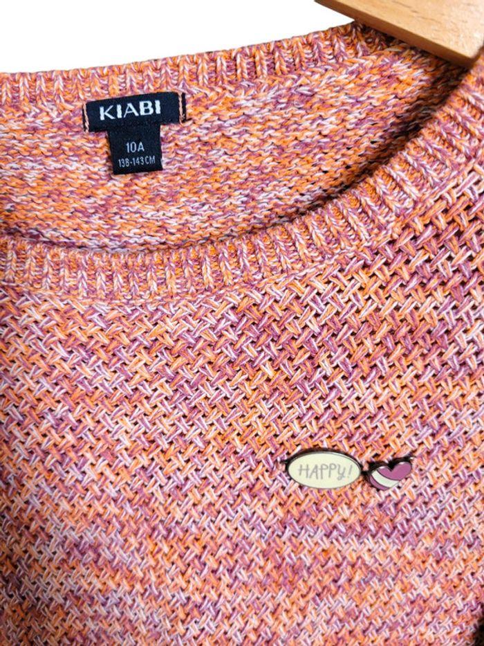 Pull chiné Kiabi 10 ans - photo numéro 3