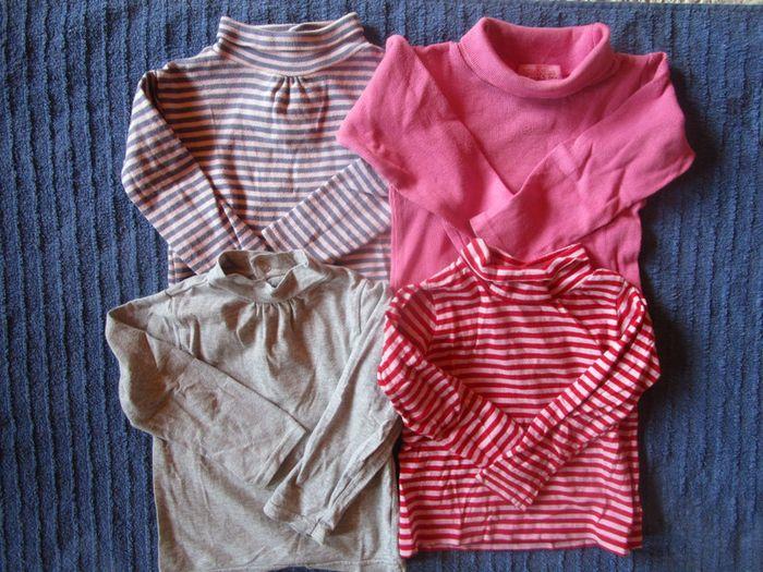 Lot de 4 sous-pulls hiver fille