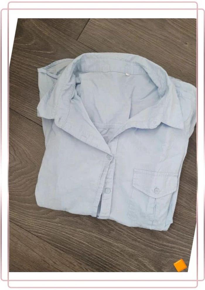 🌻 Chemise bleu ciel taille M - photo numéro 1