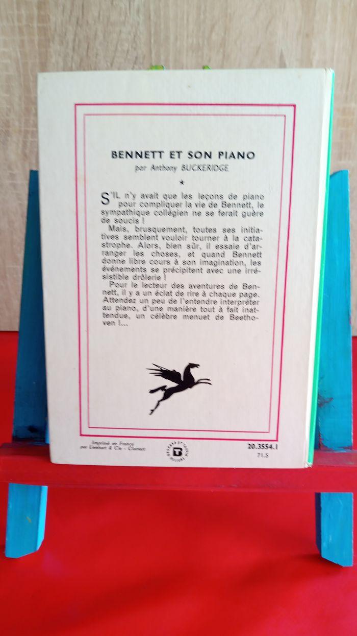 Bennett et son piano, n° 458, 1971, bibliothèque verte - photo numéro 2