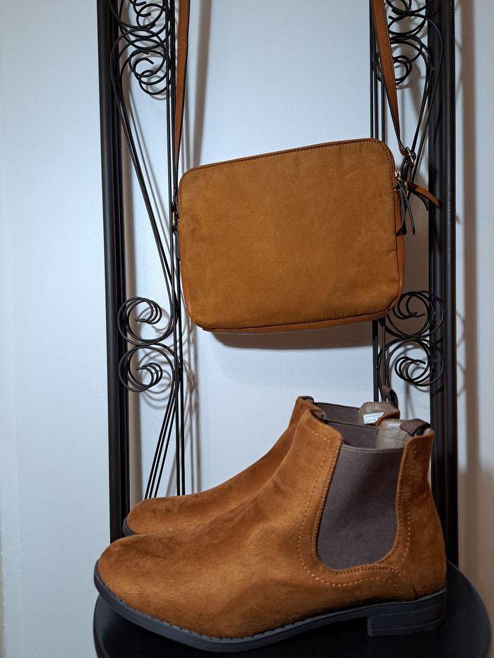 Ensemble sac à main et bottines - photo numéro 2