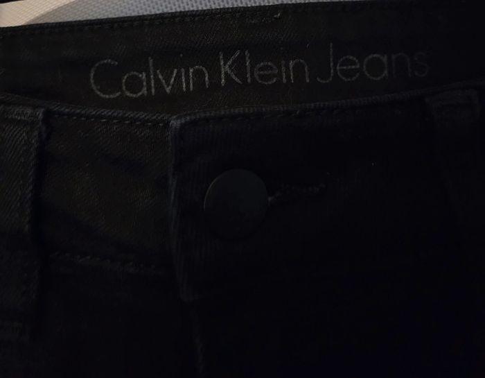 Jeans noir homme 38 Calvin Klein Slim Straight taille W 28 L 32 - photo numéro 3