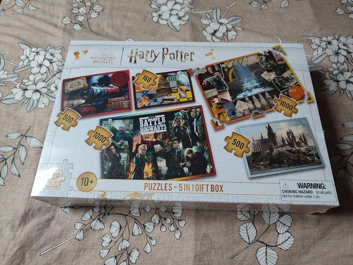 A saisir, pack de 5 puzzles " Harry Potter" (Bien lire merci) - photo numéro 1