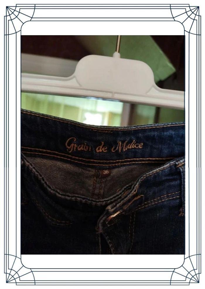 Jeans bleu foncé Grain De Malice taille S/36 - photo numéro 4