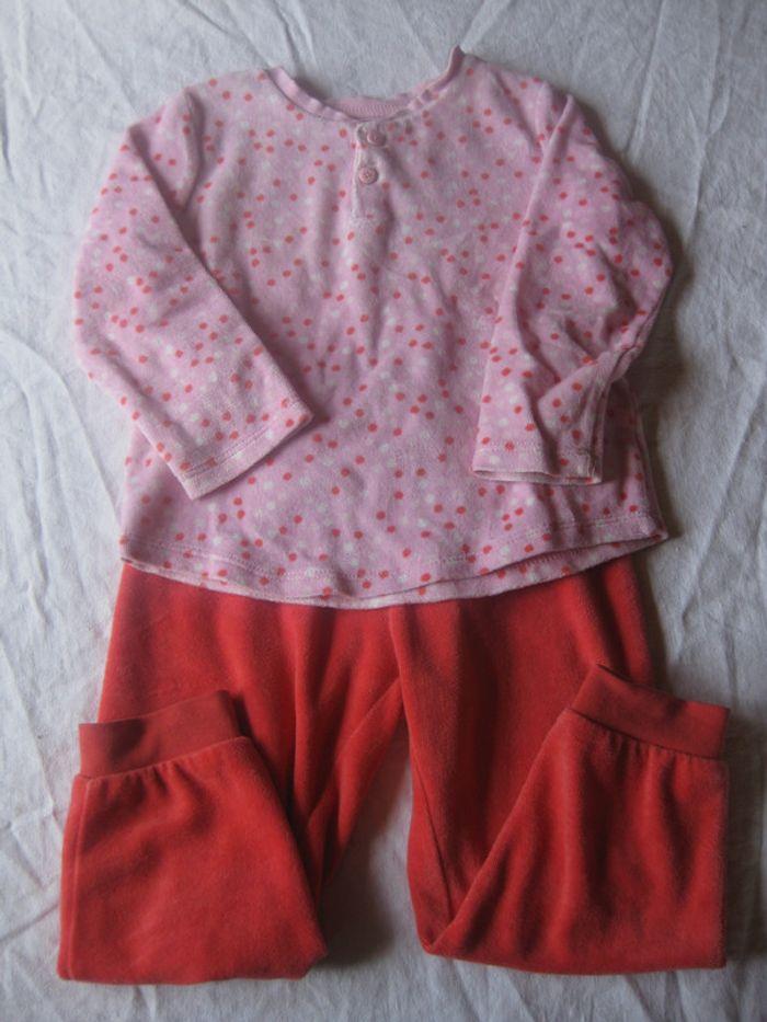 Pyjama velours 2-3ans comme Neuf - photo numéro 1