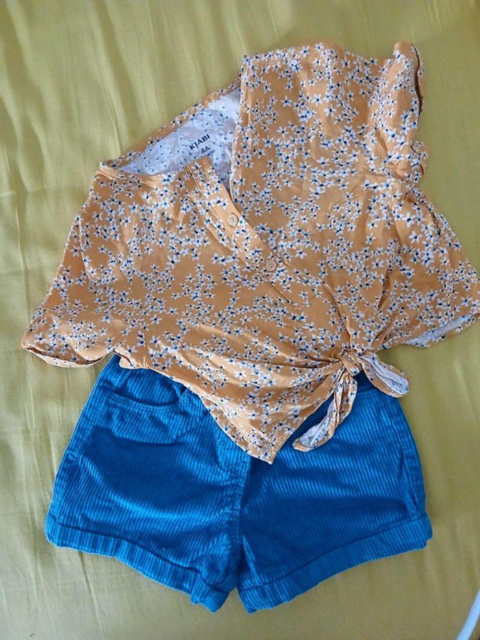 Short et blouse fluide