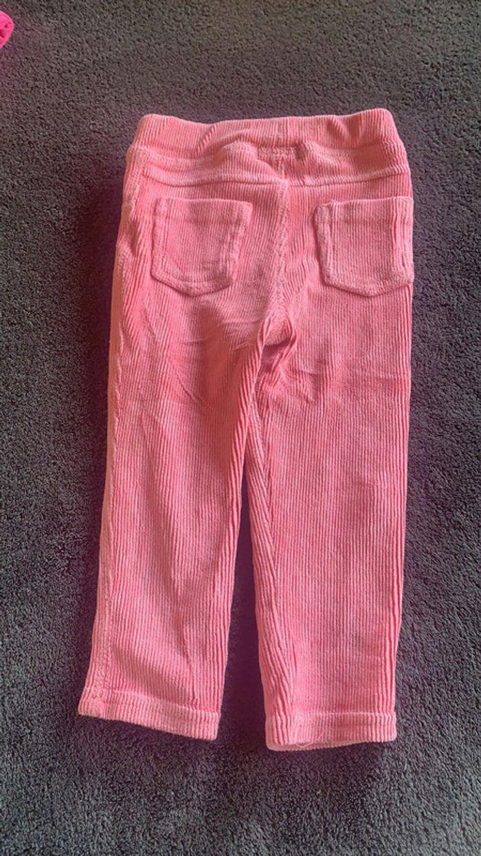 Pantalon velours rose - photo numéro 2