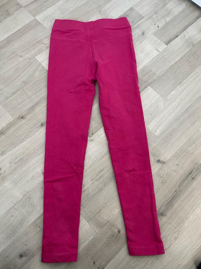 Pantalon Legging long rose tissaia 8 ans - photo numéro 2