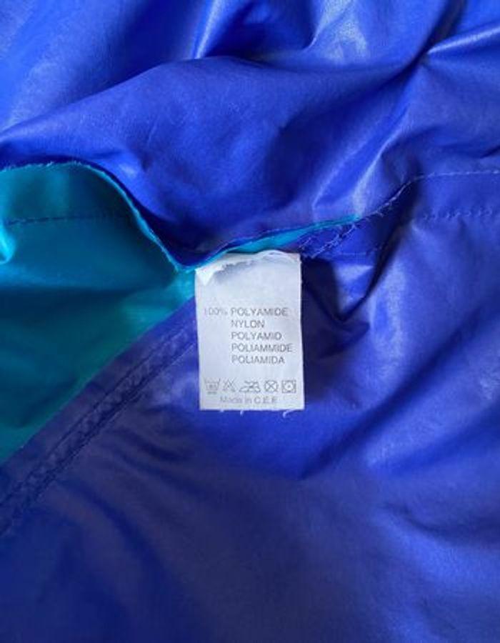 Imperméable vintage  K-Way bleu - Taille S - photo numéro 6