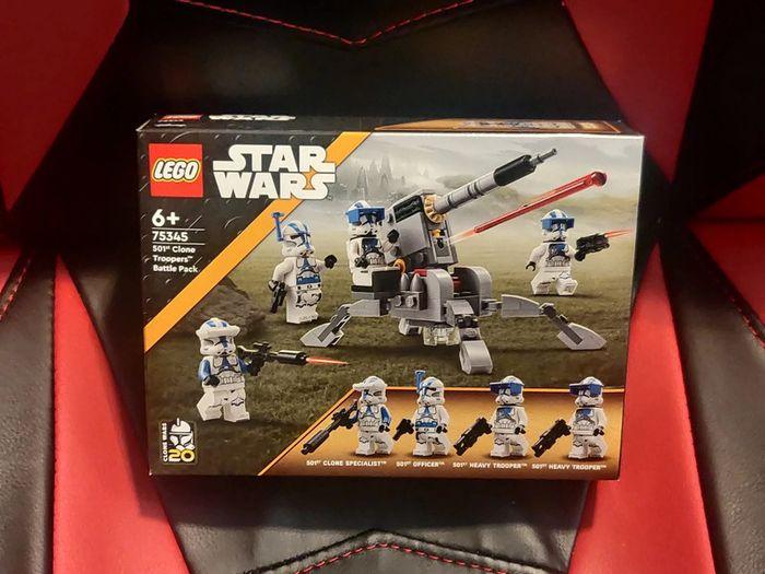 Lego Star Wars Battle Pack 501th Clone Troopers - set 75345 -  boîte scellée jamais ouverte - photo numéro 1