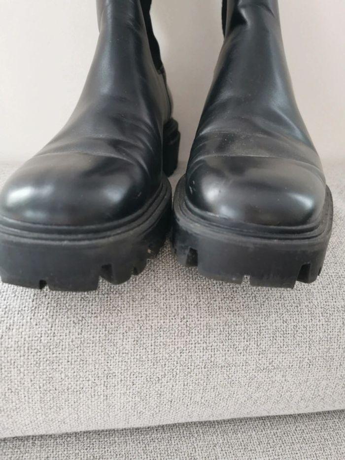 Bottines chaussette noir Zara taille 41 - photo numéro 3