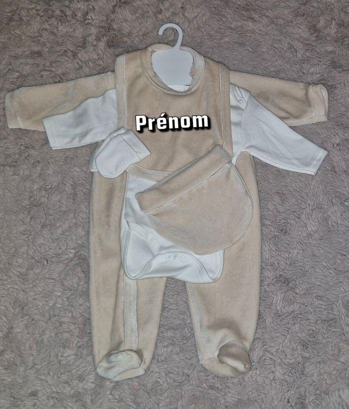 Pyjama 5 pièces en velour