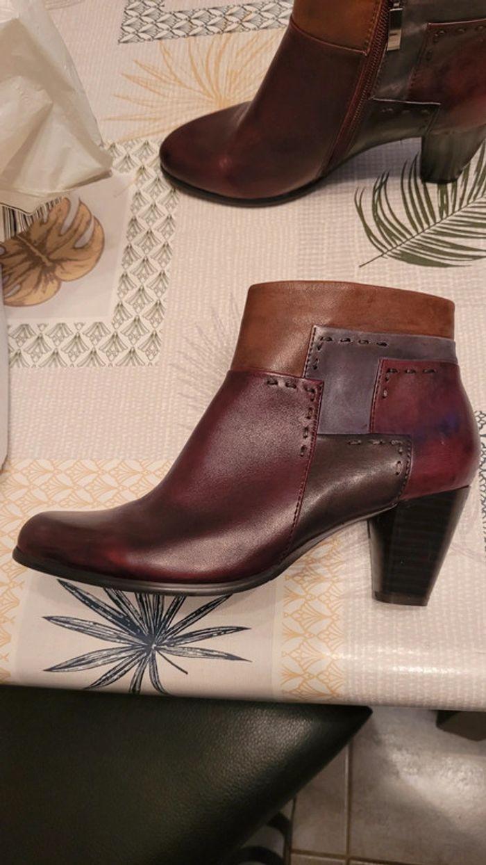 Bottines cuir femme taille 38 - photo numéro 2