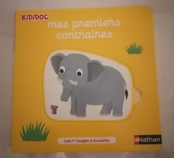 Livre enfant / Mes premiers contraires / Imagier / Kididoc / Nathan - photo numéro 2