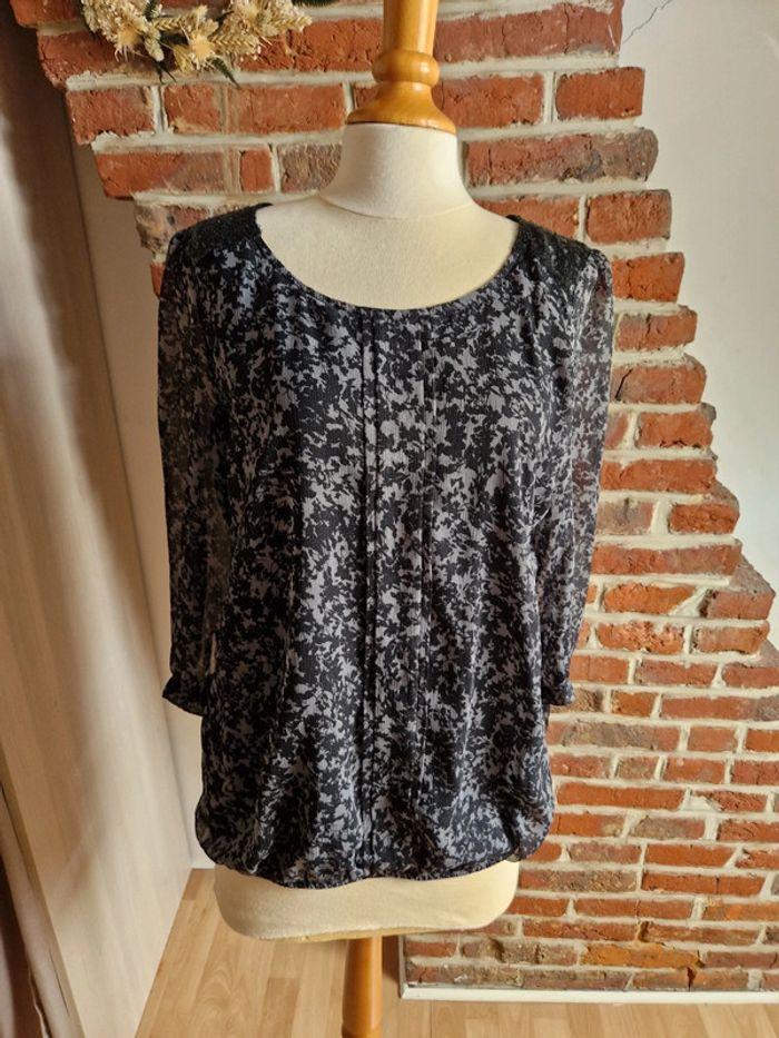 Blouse manche 3/4 noire Armand Thiery 42 - photo numéro 1