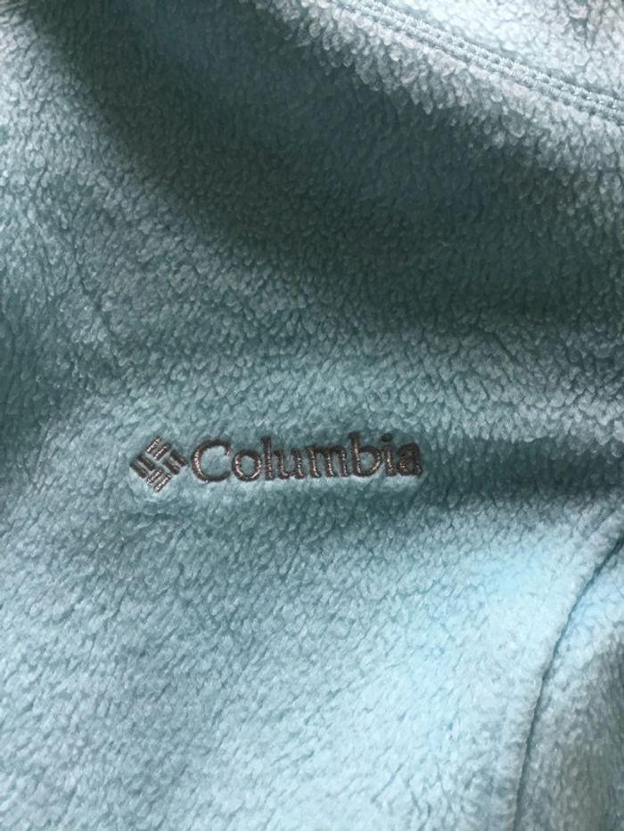 Veste polaire pour femme Columbia bleu turquoise taille M 158 - photo numéro 3