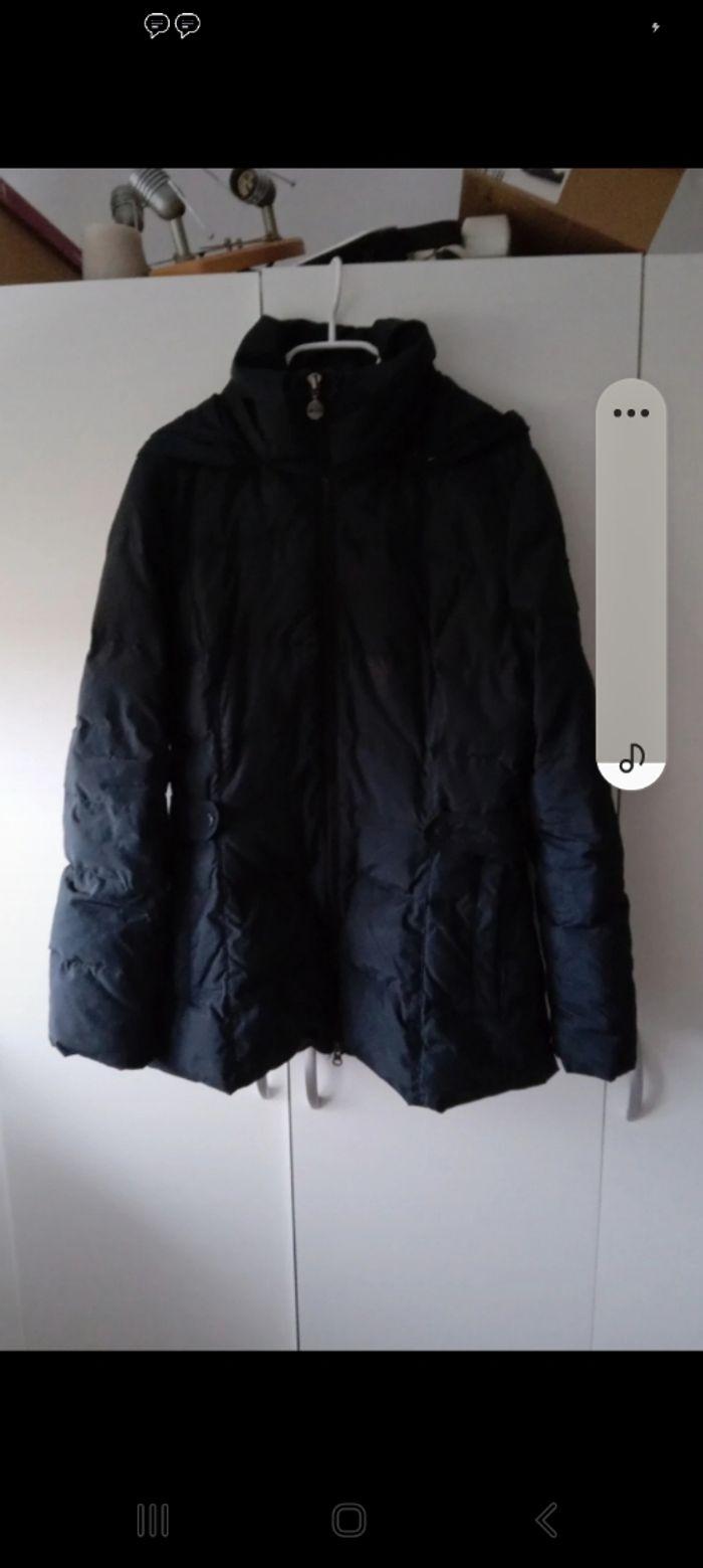 Parka tommy hifinger noir femme taille L - photo numéro 2