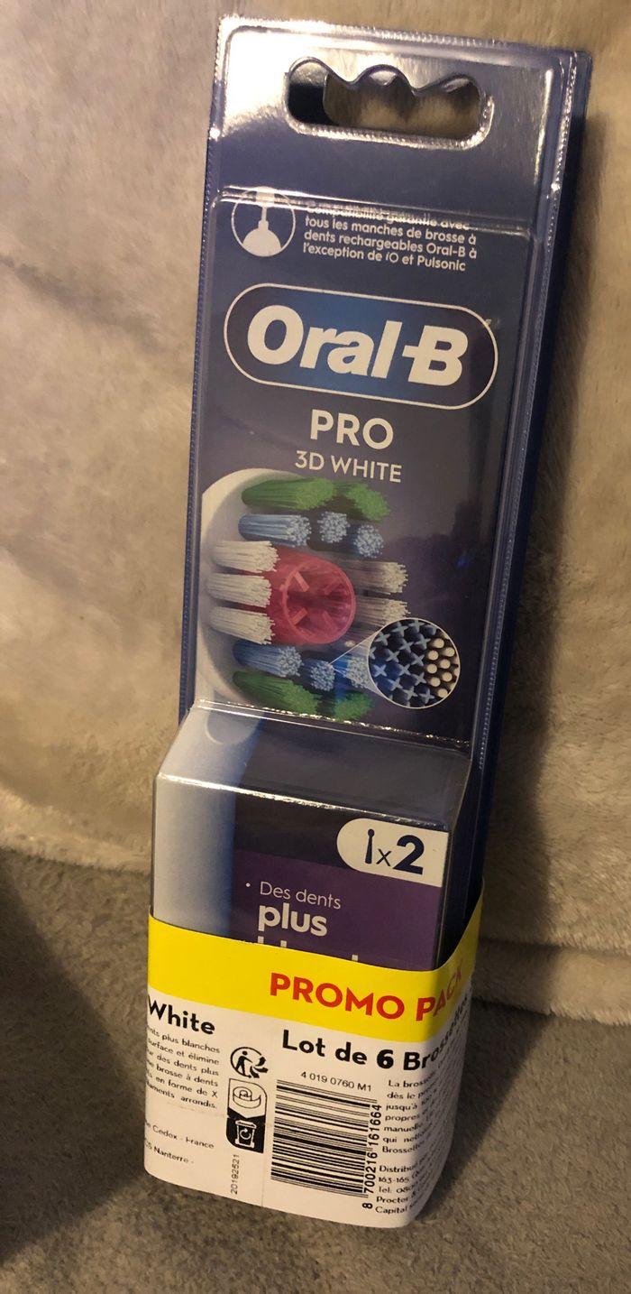 6 brossettes oral b - photo numéro 1