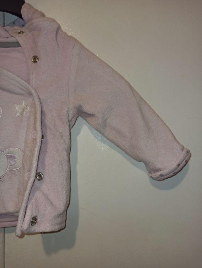 Manteau à capuche bébé fille 9 mois - photo numéro 3