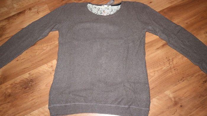 pull femme taupe avec flots See U soon taille S/M - photo numéro 1