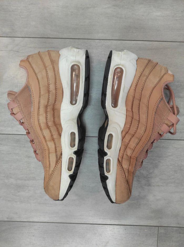 Lot de deux baskets Nike air max 95 noir et Camel - photo numéro 4