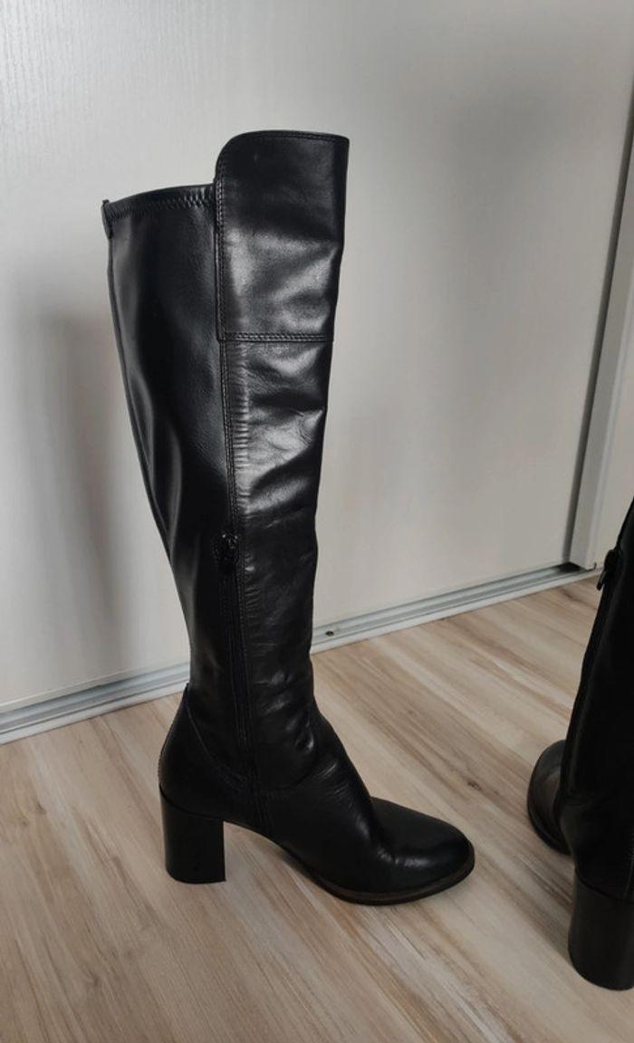 Bottes noires hautes Tamaris pointure 39 - photo numéro 6