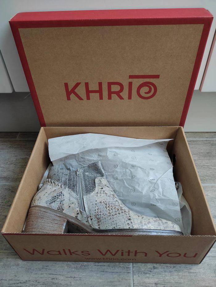 Bottines Khrio taille 39 NEUVES - photo numéro 5