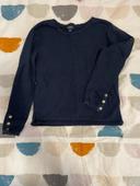 Sweat-shirt bleu marine