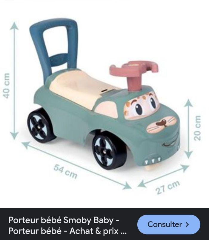 Porteur automobile bébé Smoby - photo numéro 7