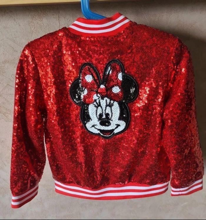 Veste Minnie en sequins Disneyland Paris neuve - photo numéro 2