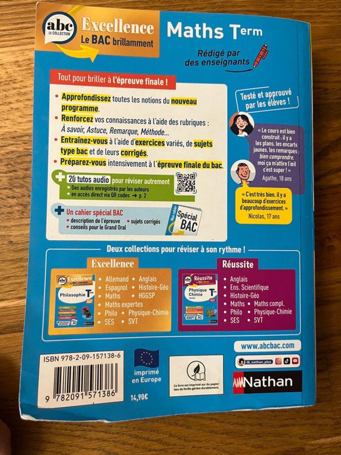 Excellence - le bac brillamment spécialité Math - photo numéro 8