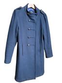 Manteau bleu marine en laine CFK 10 ans