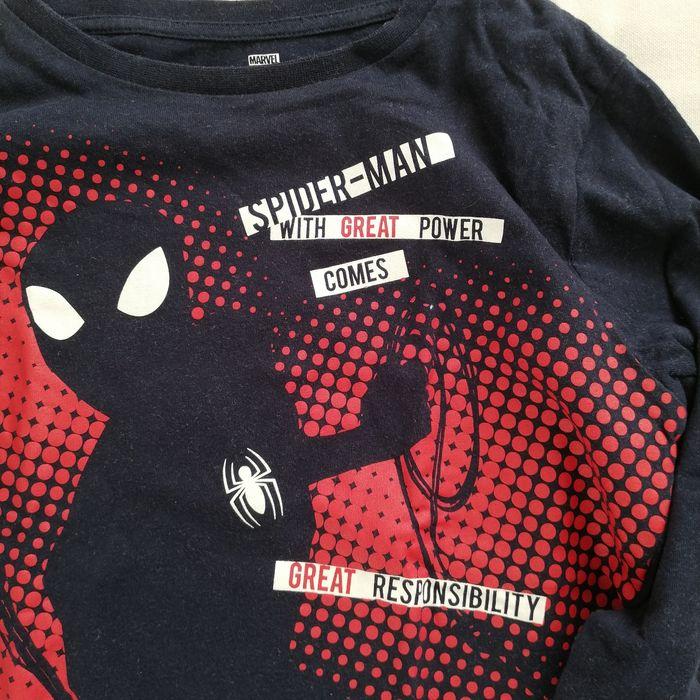 T SHIRT MANCHES LONGUES SPIDERMAN - photo numéro 2