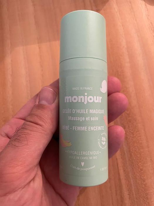 Gelée d'huile magique pour massage -  Monjour - Notée 100/100 sur Yuka