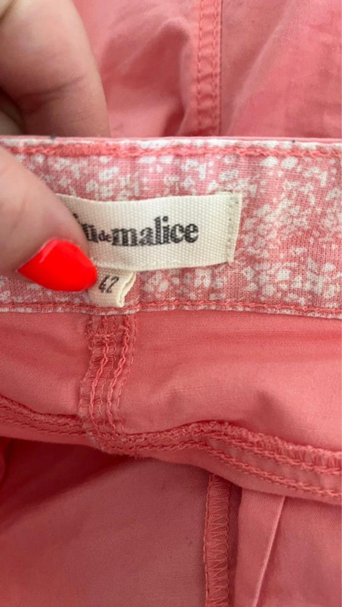 Short en toile corail Grain De Malice - photo numéro 7