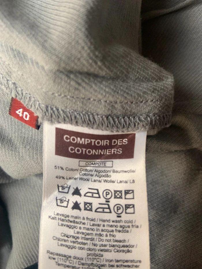 Blouse grise Comptoir des cotonniers Taille 40 - photo numéro 5