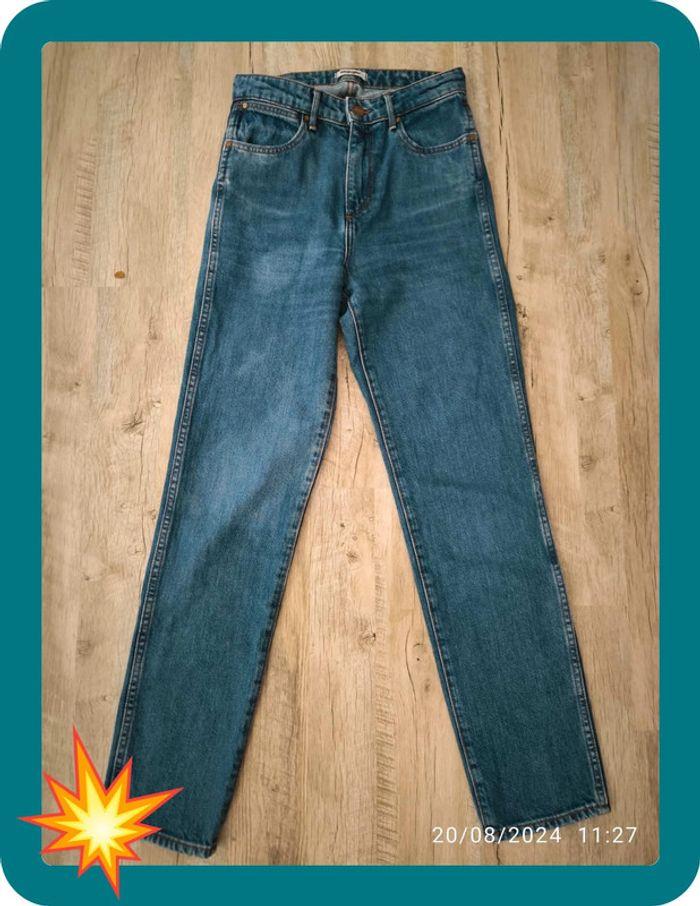 Jeans bleu coupe slim Wrangler taille 34(24  us) - photo numéro 2