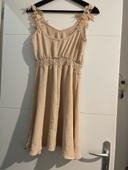 Robe beige Shein