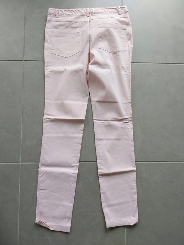 Pantalon rose clair extensible T38 - photo numéro 5