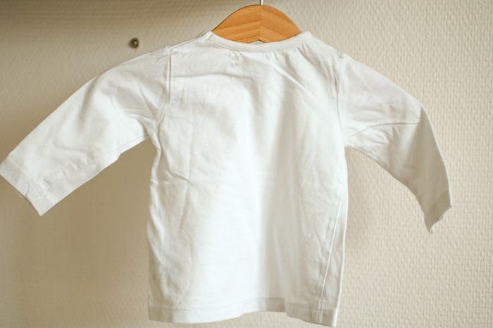 Ensemble t-shirt blanc et combinaison rose, Baby Club, 6 mois - photo numéro 6