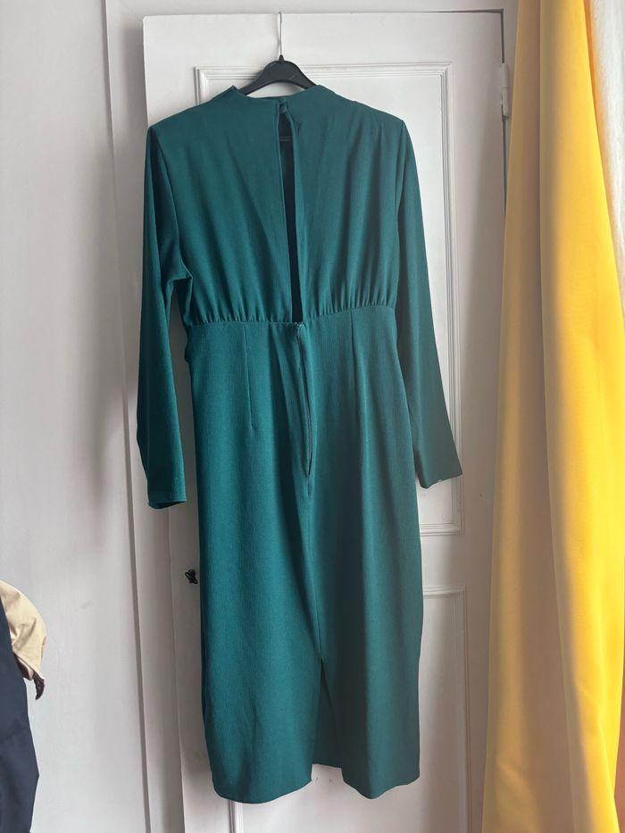 Asos Robe mi longue verte taille 44 - photo numéro 4