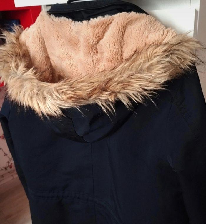 Veste parka matelassée bleu H&m 14ans - photo numéro 2