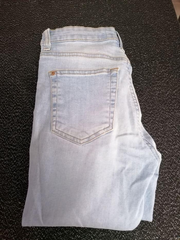 Pantalon jean denim bershka taille 36 - photo numéro 3